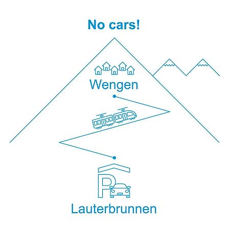 Apartment Bergfrieden Wengen Buitenkant foto