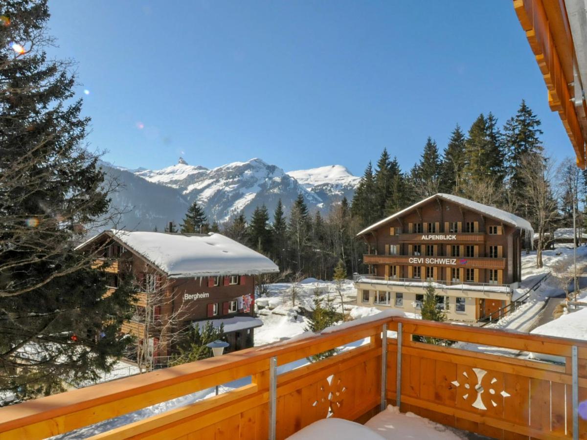 Apartment Bergfrieden Wengen Buitenkant foto